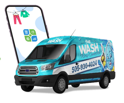 Laundry App and Delivery Van